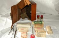 Completissimo kit medico tedesco della seconda guerra mondiale della DRK Deutsch rotes kreuz n.90